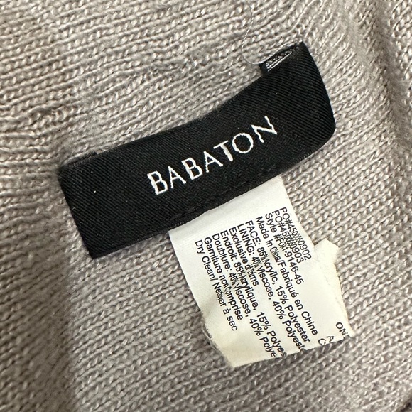 Babaton Lyndon Faux Fur Cowl Scarf - Silver Grey - Picture 4 of 4